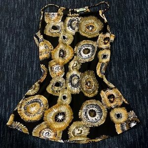 Free Hug Black and Gold Blouse Top 🟪